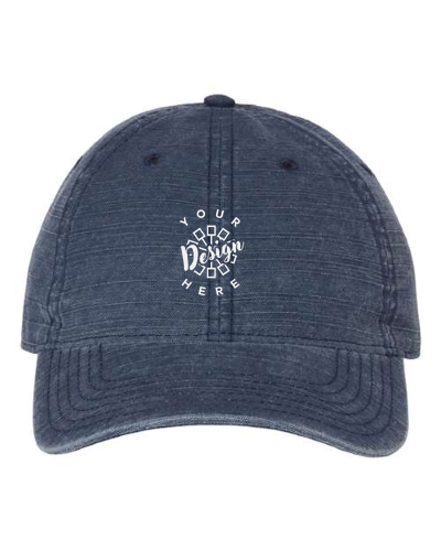 Image of Sportsman Caps Slub Fabric Dad Hat in Slate | by Underground Printing