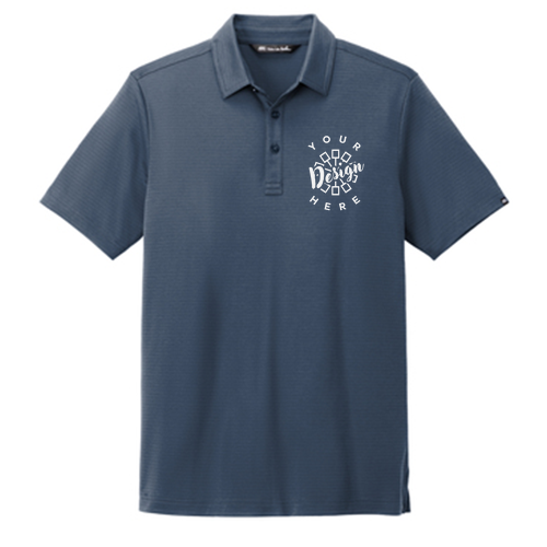 Image of TravisMathew Bayfront Solid Polo Shirt in Insignia Blue | by Underground Printing