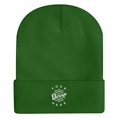 Image of Yupoong Cuffed Knit Beanie in Spruce | by Underground Printing